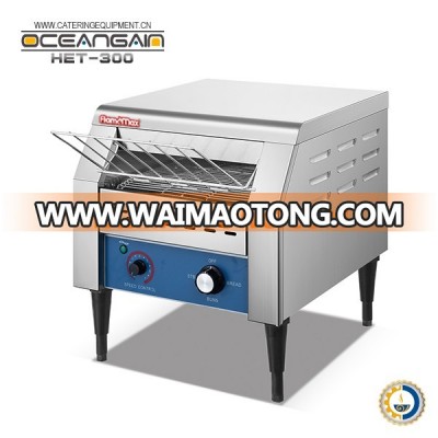 HET-300 commercial electric belt conveyor bread toaster